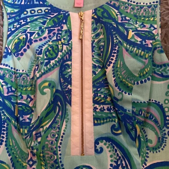 Lilly Pulitzer Front Zip Penelope Shift Dress - Picture 6 of 8
